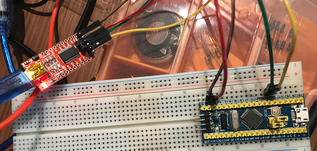 Screenshot of my STM32 microcontrollers